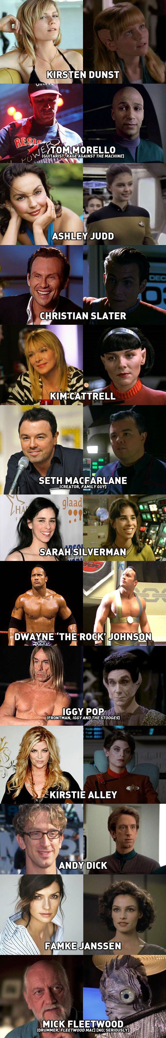 Jeste znali da su ovi celebovi gostovali u Star Treku?