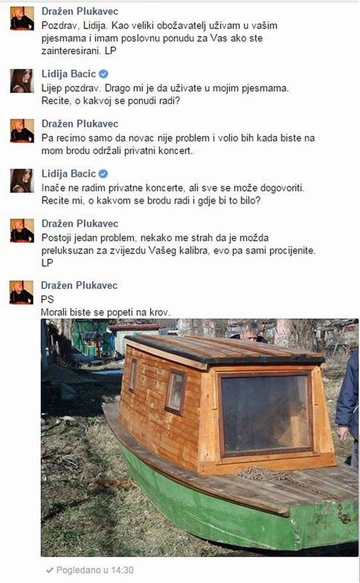 Poznatu pjevačicu prevarom navukao na foru!