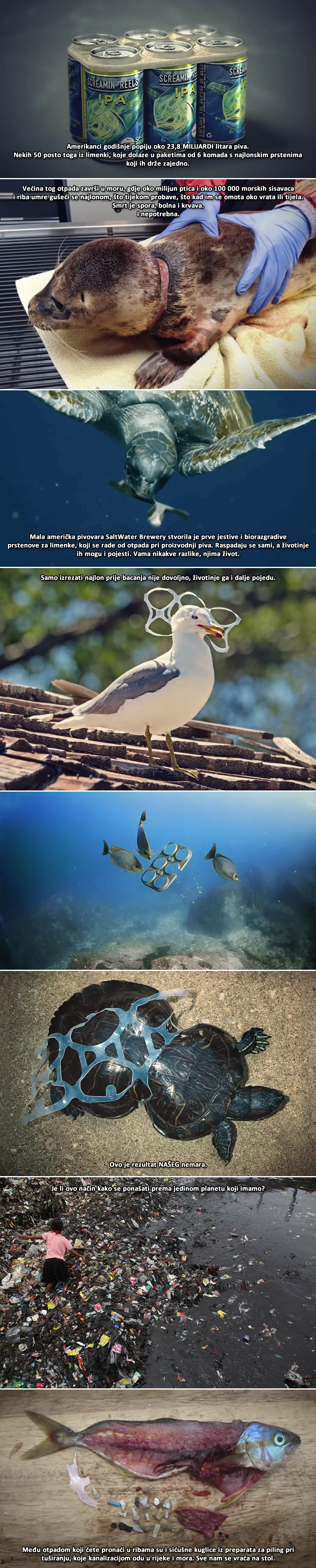 OVO JE MOĆ ČOVJEČANSTVA: Jestivi prsteni za limenke piva koji ne ubijaju životinje