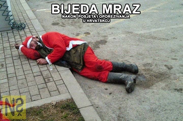 Djed Mraz posjetio Hrvatsku