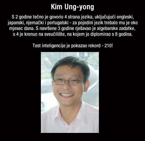 Znate li tko ima najviši zabilježeni IQ na svijetu?