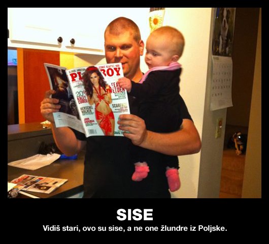 Zna beba što je sisa, surađuje s njima svaki dan