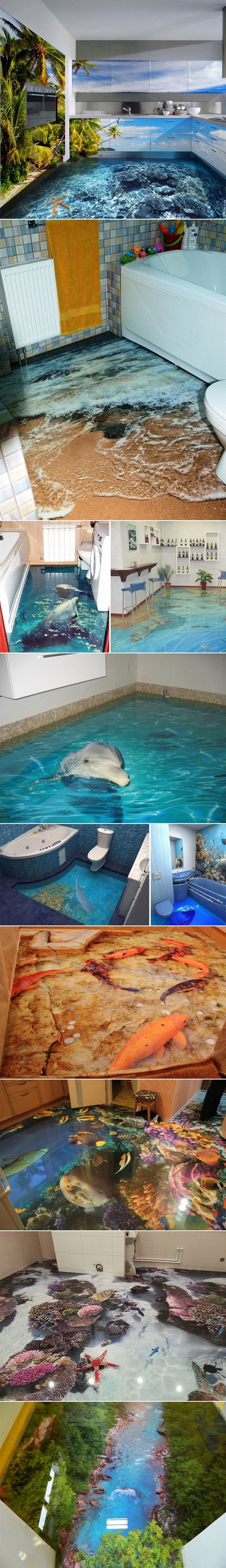 ŽELIŠ PLAŽU U KUĆI? Baciš 3D ultrarealistični pod i WC ti postaje Bol na Braču