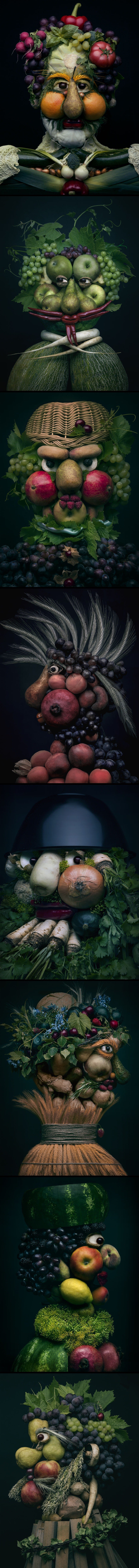 NEVJEROJATAN TALENT Nikada ne biste povjerovali da je moguće od voća i povrća složiti ovako nešto!