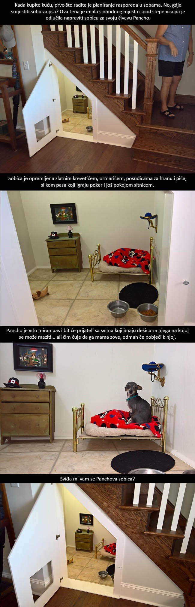 GALERIJA: Nije znala gdje bi smjestila psa, pa mu je napravila savršenu sobicu!