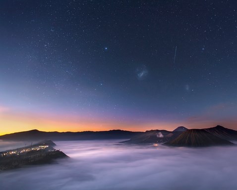 Čarobna vulkanska noć