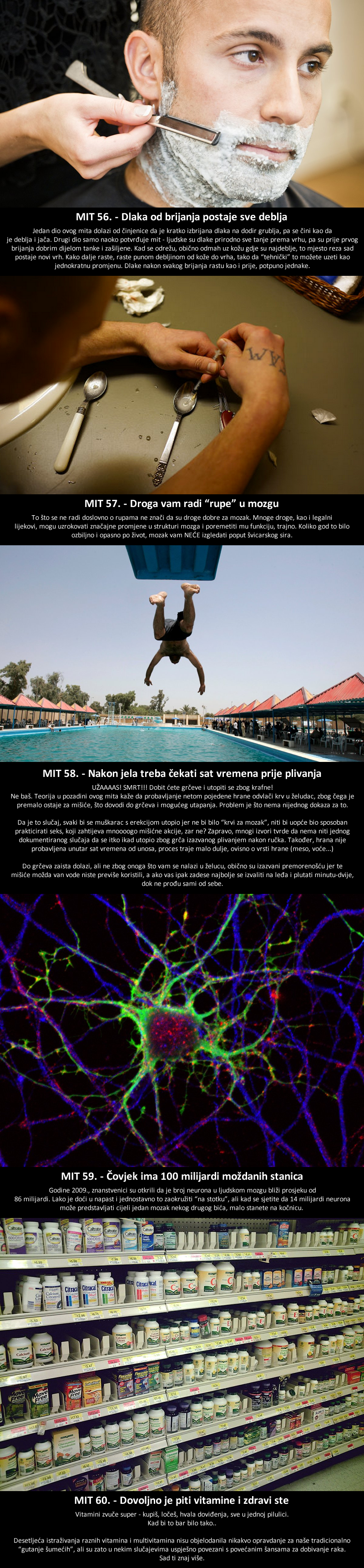 Pobijamo TOP 100 najgorih mitova