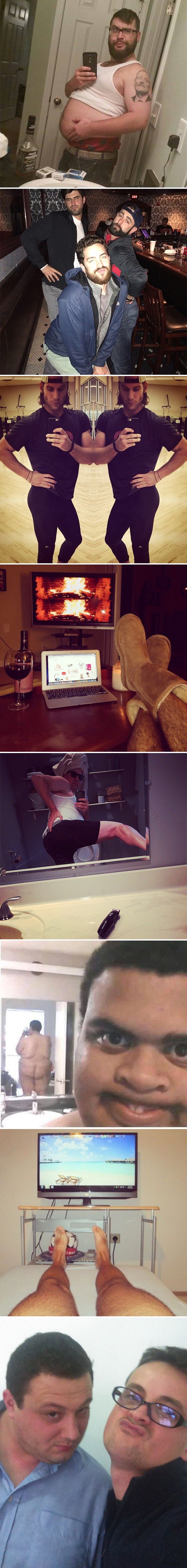 TAJNI DOKAZI Muškarci slikaju najčudnije selfije kad žene nisu u blizini, ovo su samo neki od njih