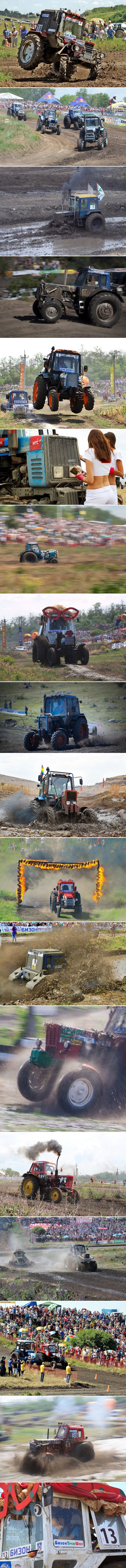 Galerija: Brutalne utrke traktora - samo u Rusiji