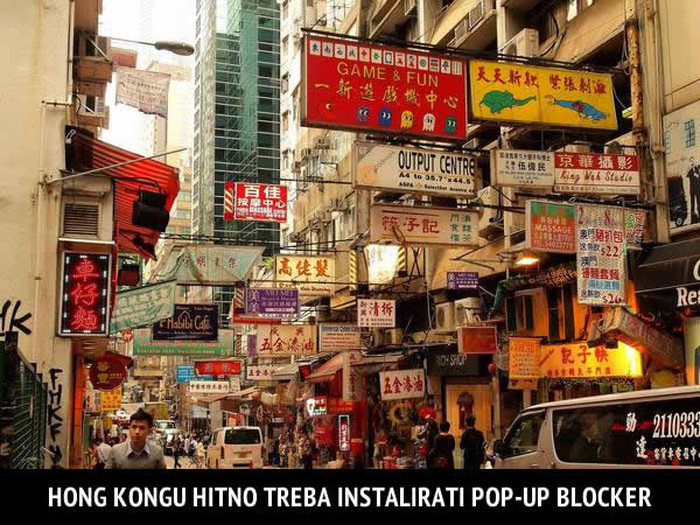 Hong Kongu treba neki AdBlocker