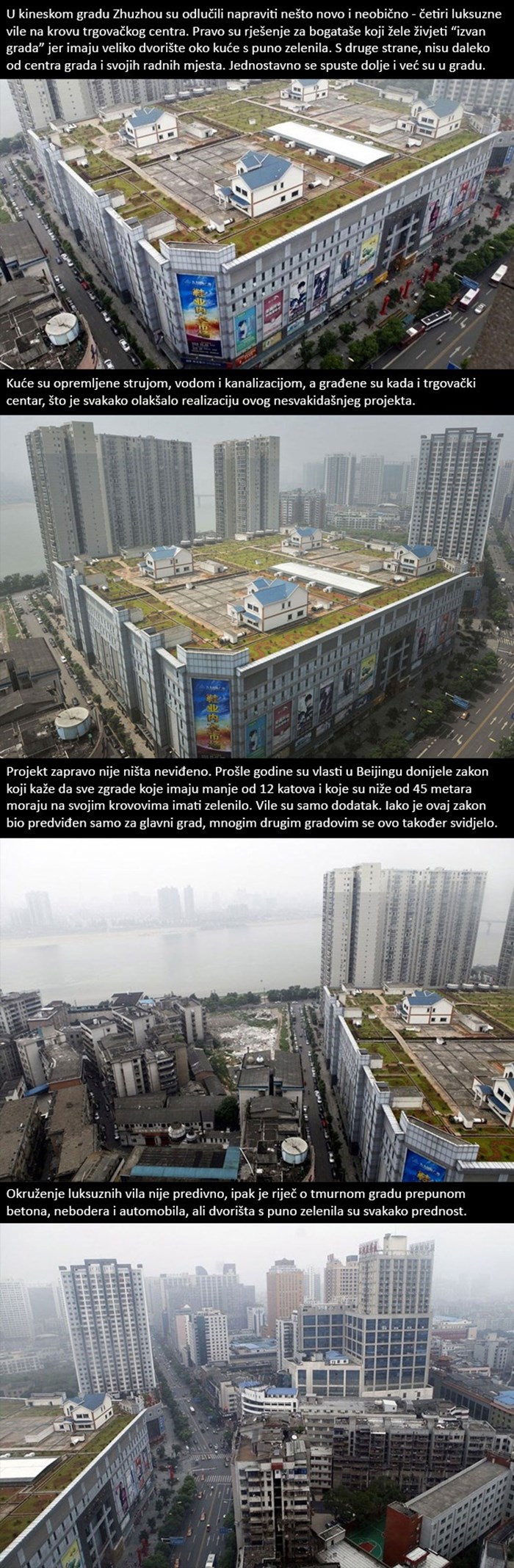 U Kini su počeli graditi kuće na krovovima trgovačkih centara, evo kako to izgleda!