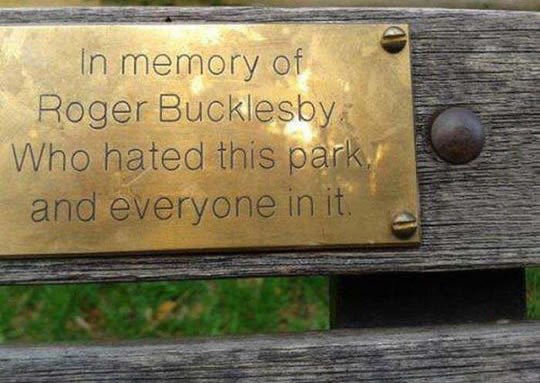 Spomen-ploča pravog mizantropa