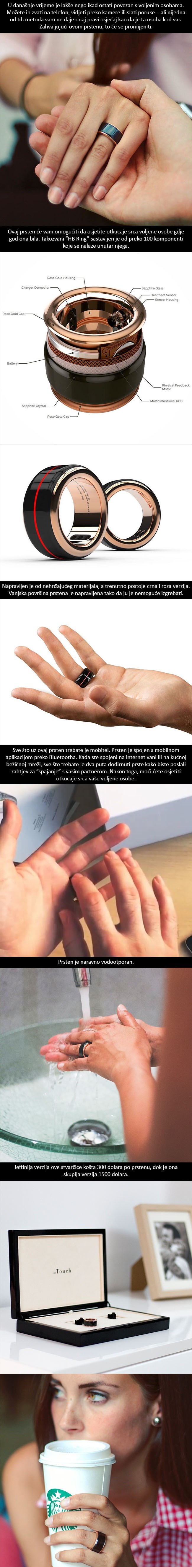 GALERIJA: Ovaj prsten će vam omogućiti da osjetite otkucaje srca voljene osobe gdje god ona bila