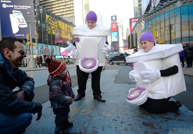 Klinca iznenadila dva hodajuća WC-a