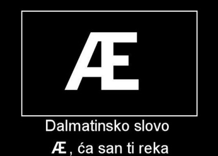Dalmatinci patentirali novo slovo abecede