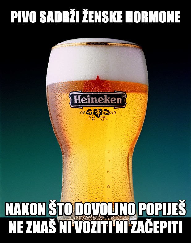 Senzacija: Pivo sadrži ženske hormone?