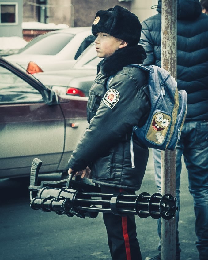 Ruski školarac na izletu u Ukrajinu?