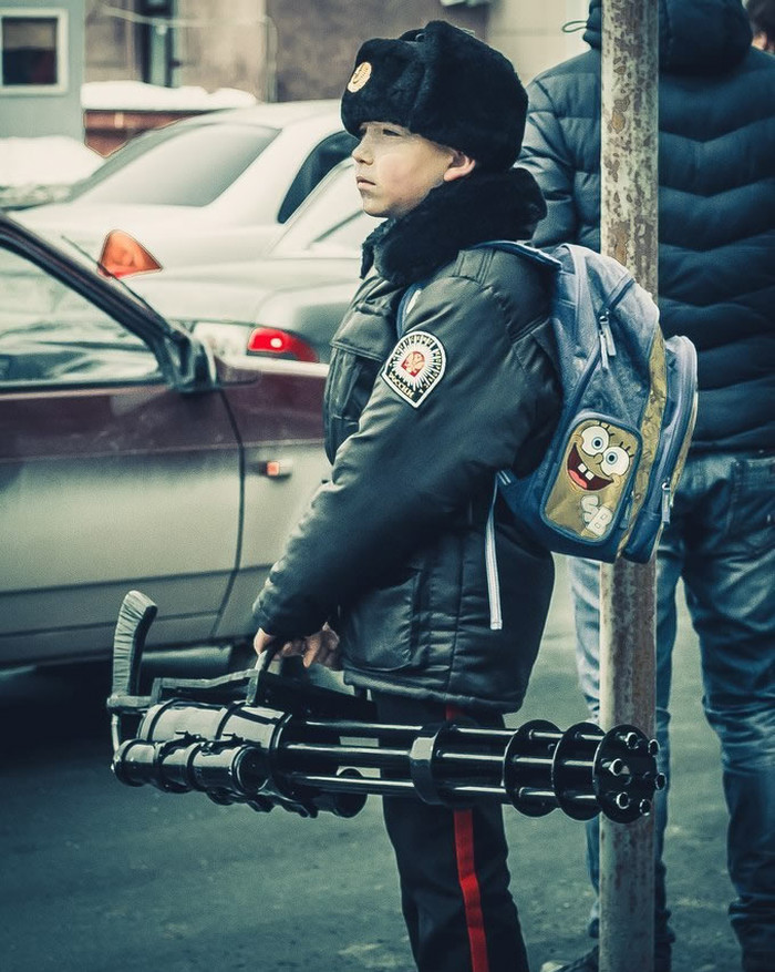 Ruski školarac na izletu u Ukrajinu?