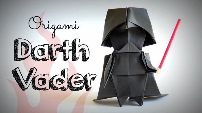 Naučite napraviti origami verziju Dartha Vadera!
