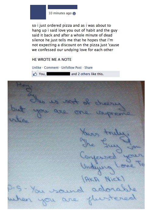 Rekla mu da ga voli, al' ništa od popusta na pizzu