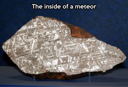 Unutrašnjost metalnog meteorita