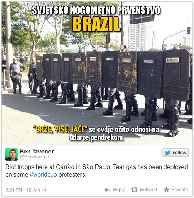 Brazilski "rat": Na stadionu fair play, vani pendrek i sprej