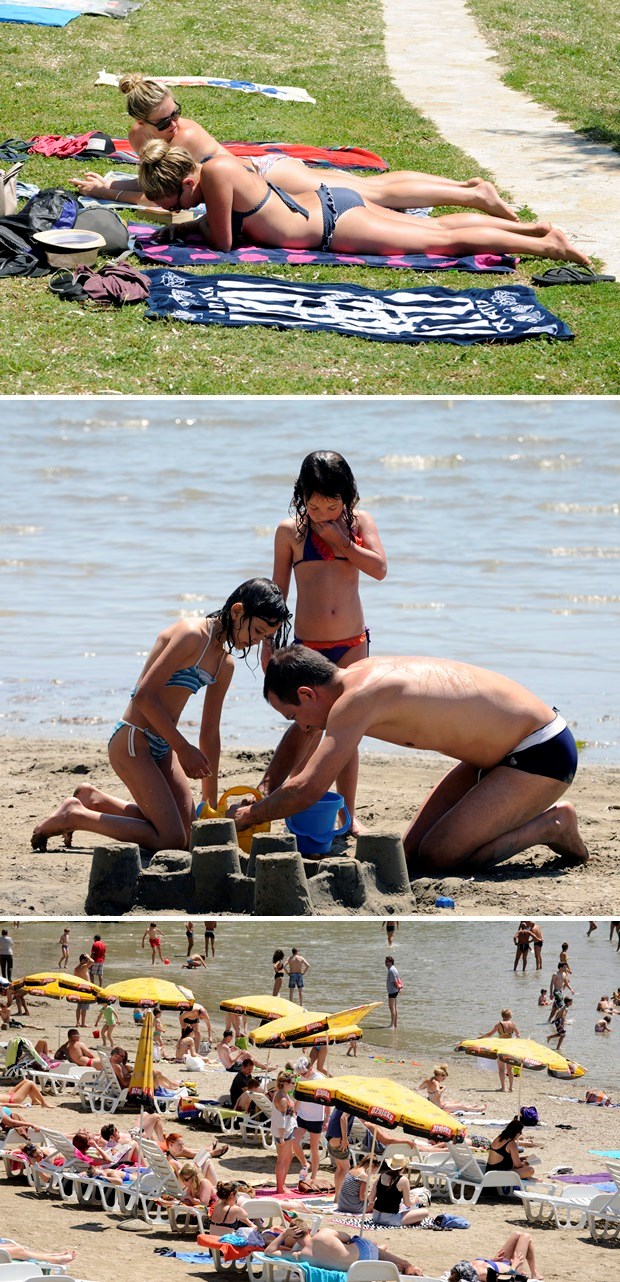 Bačvice pune kupača