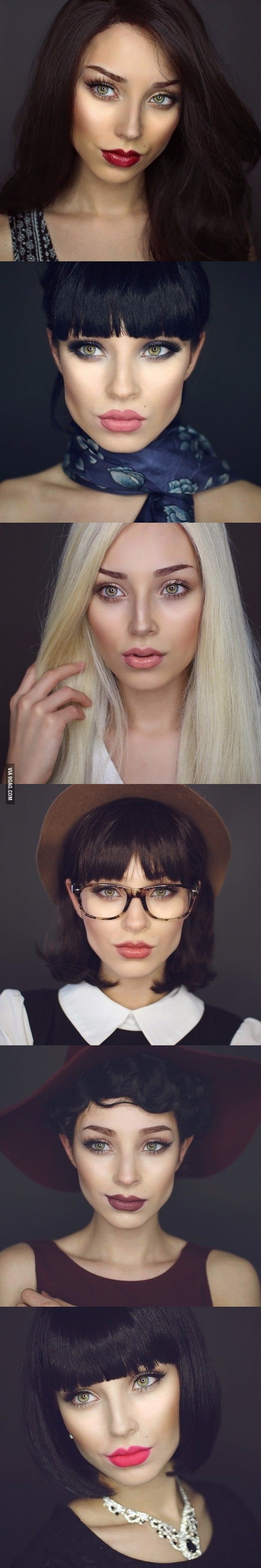 GALERIJA: Ista djevojka, različita šminka i stil