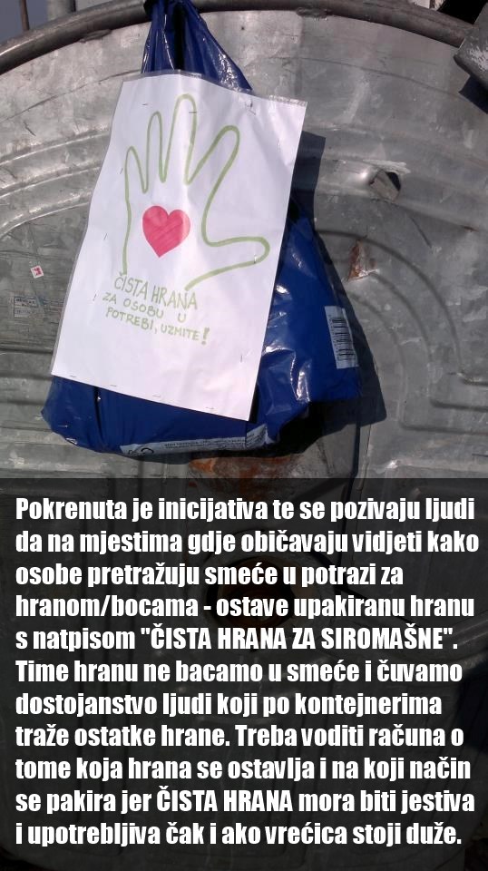"Čista hrana za siromašne"