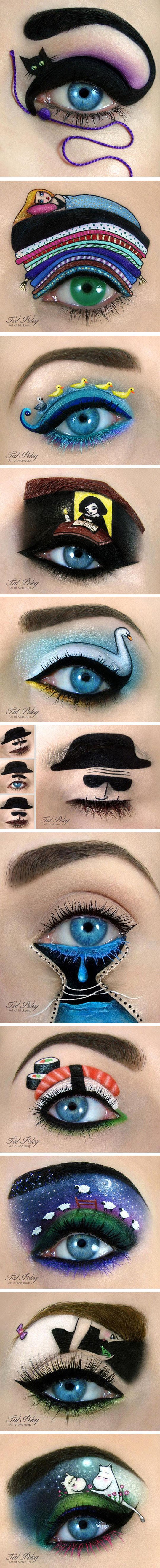 Šminka kakvu još niste vidjeli: Ova djevojka oči pretvara u umjetnička djela