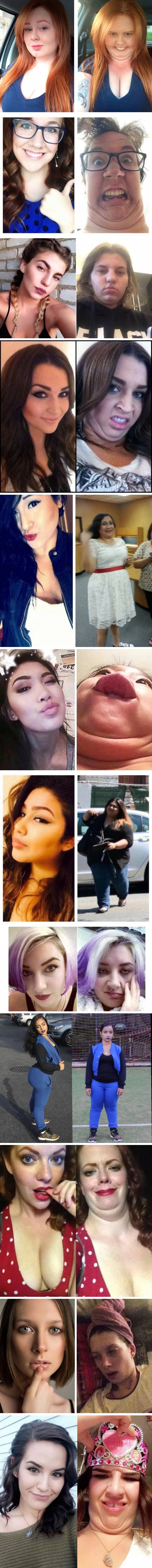 Ove urnebesne slike pokazuju zbog čega ne smijete vjerovati zgodnim djevojkama i njihovim online fotkama!