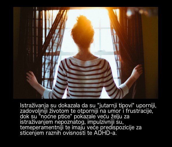 Razlika između jutarnjih tipova i noćnih ptica