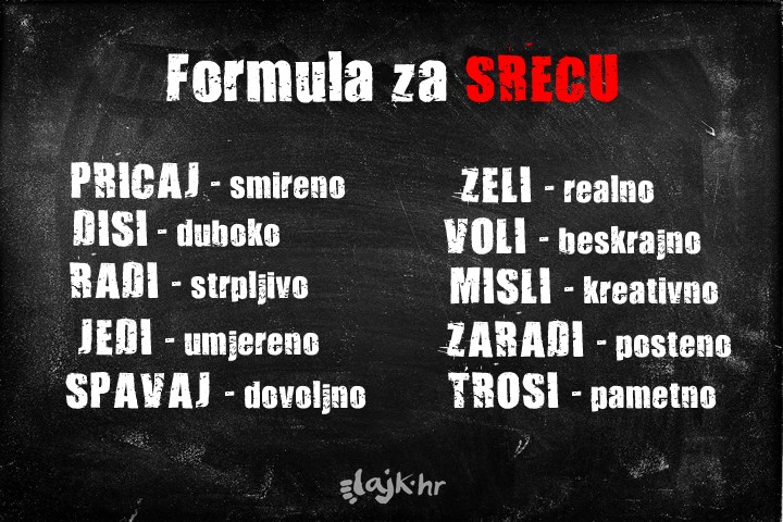 Formula za sretan život