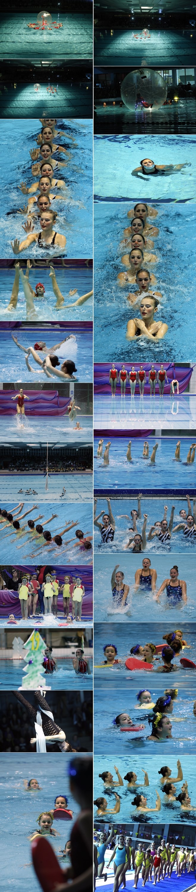 Božićna revija sinkroniziranog plivanja