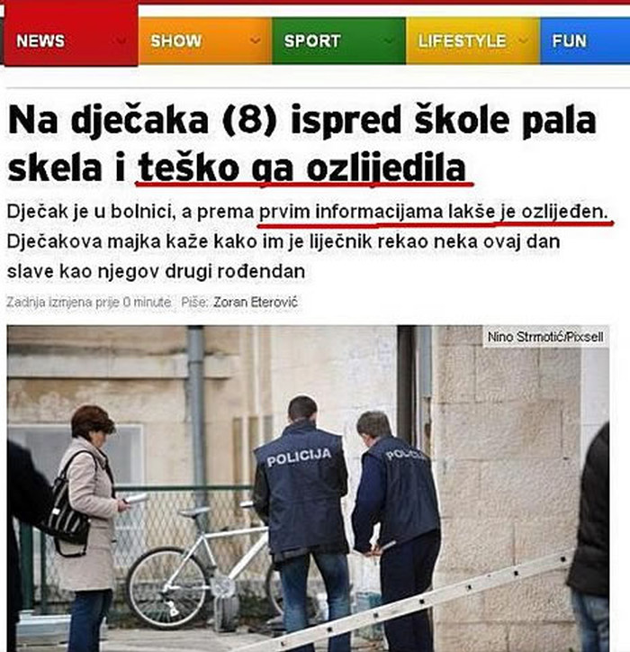 Naslov mora biti nabrijan