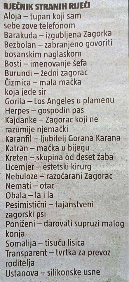 Ovaj rječnik se razlikuje od ostalih, a neće ga razumjeti jedino osobe koje sve shvaćaju previše ozbiljno