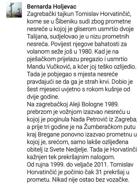 "Dobio je uvjetnu kaznu jer je otprije nekažnjavan"