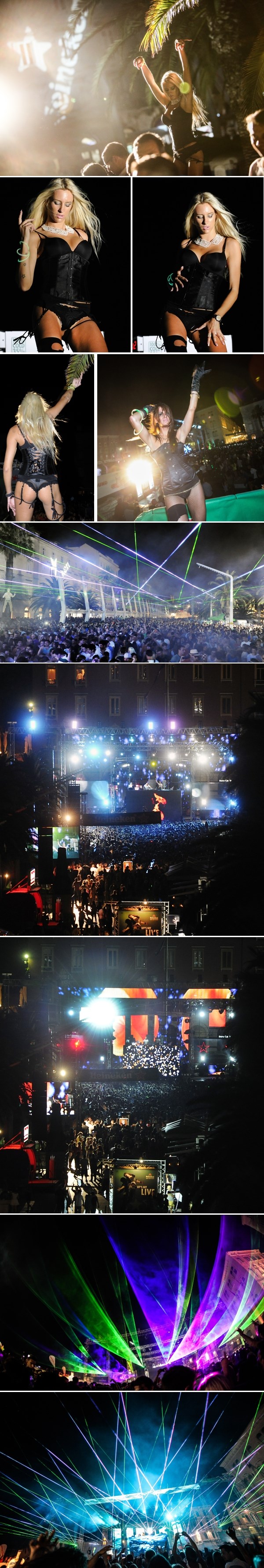 Ovako to izgleda kad splitska riva postane noćni klub