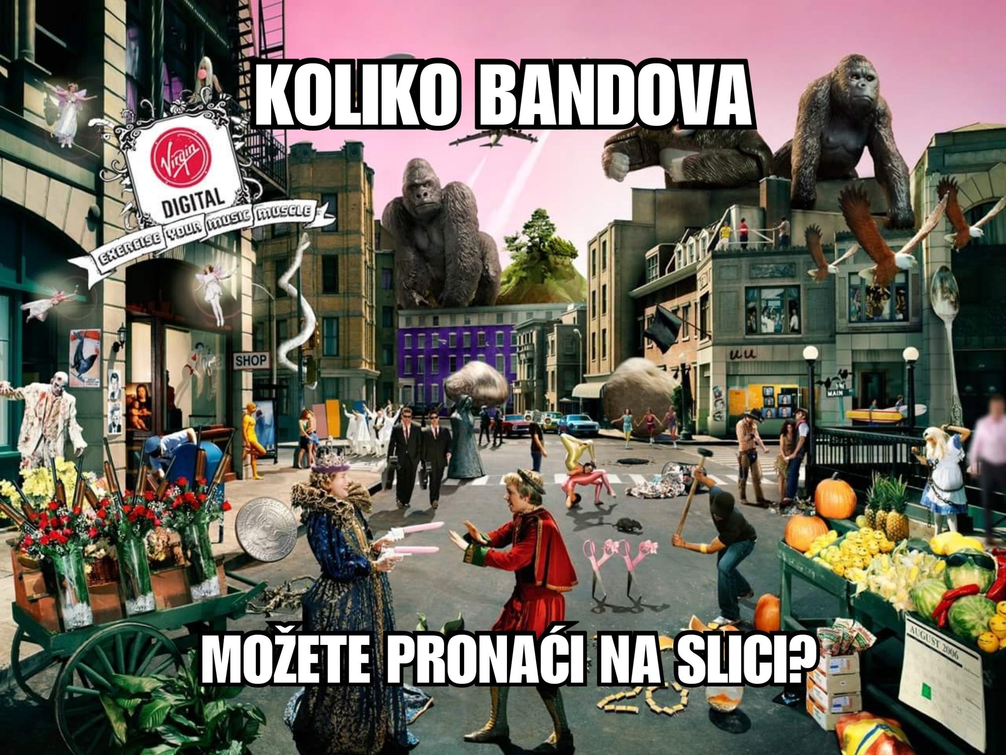 Koliko bandova možete pronaći na slici?
