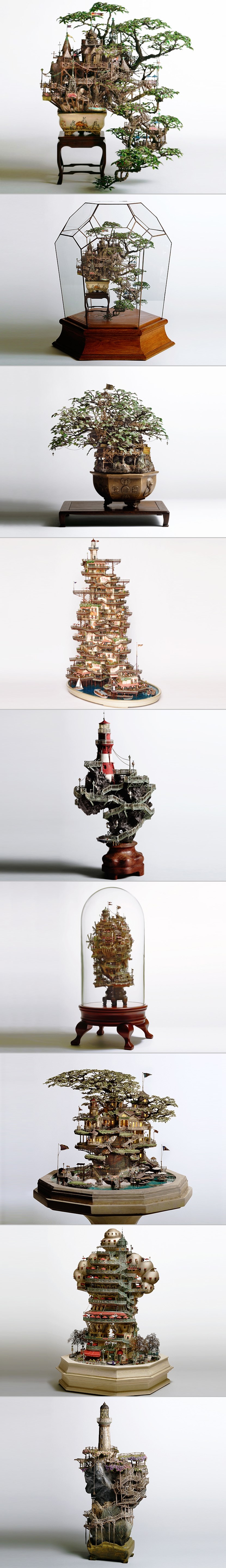 GALERIJA: Fantastični bonsai dvorci prava su minijaturna remek-djela