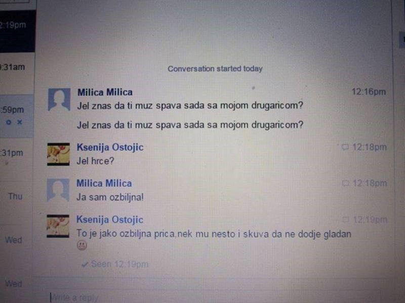 Najbolja reakcija na preljub 