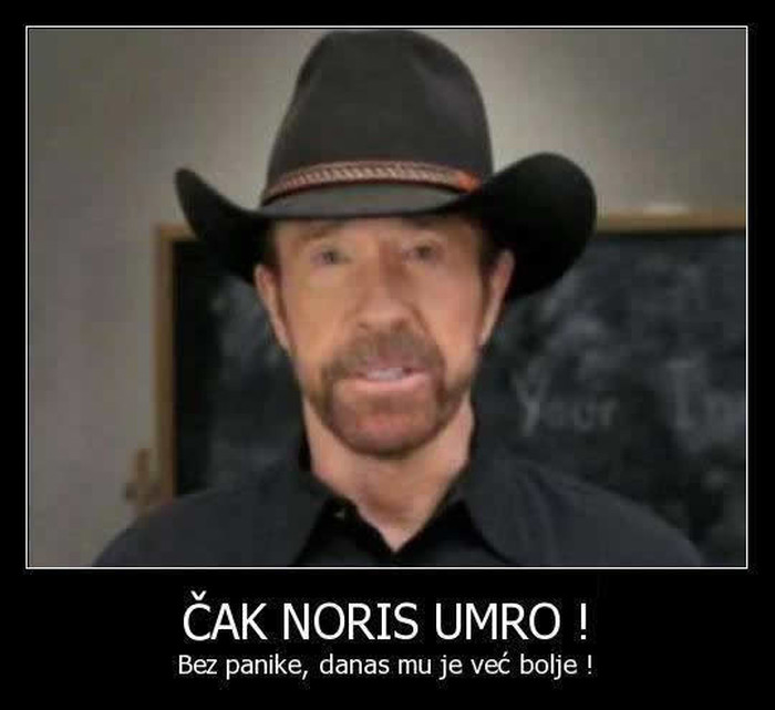 Chuck Norris se oporavio od smrti