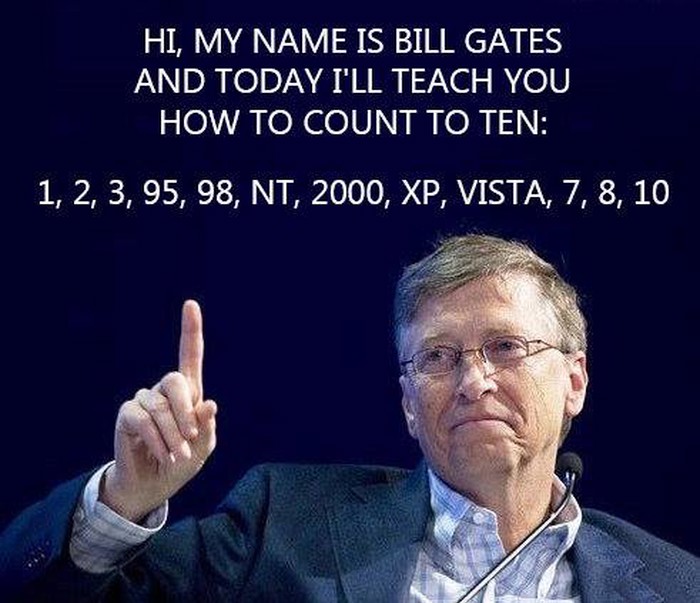 Bill Gates te uči brojati do Windows 10