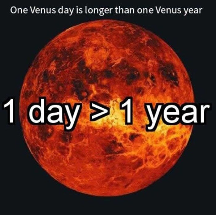 Rođendani na Veneri su jako komplicirani