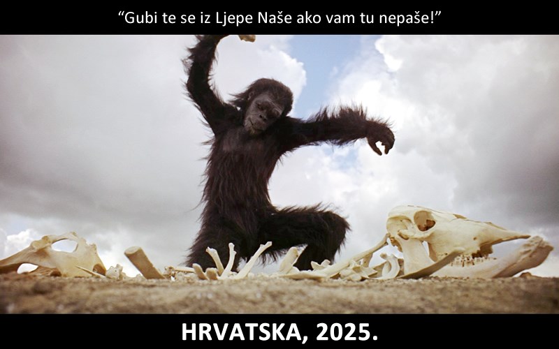 "Odlazak Hrvata", SF drama