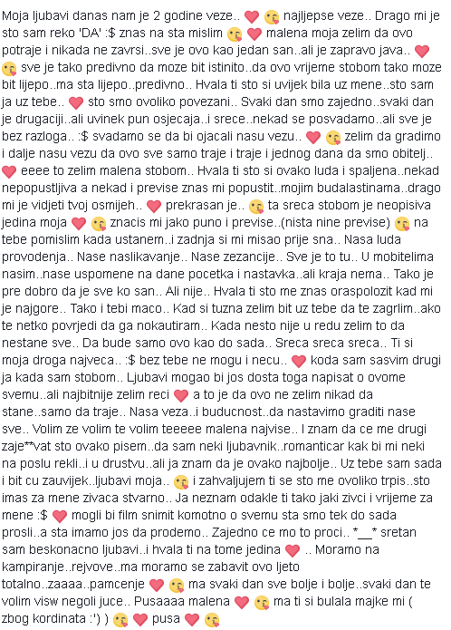 IZAZOV Hoćete li uspjeti do kraja pročitati najromantičniju poruku na svijetu?