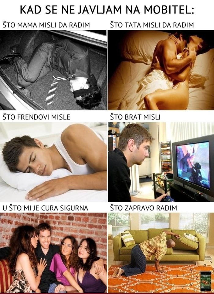 Što ljudi misle kad se ne javljaš na mobitel?