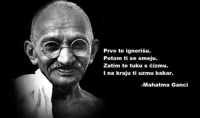 Da je Gandhi živio na Balkanu