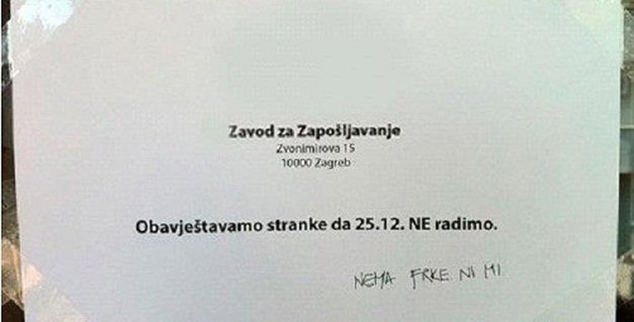 nema frke..