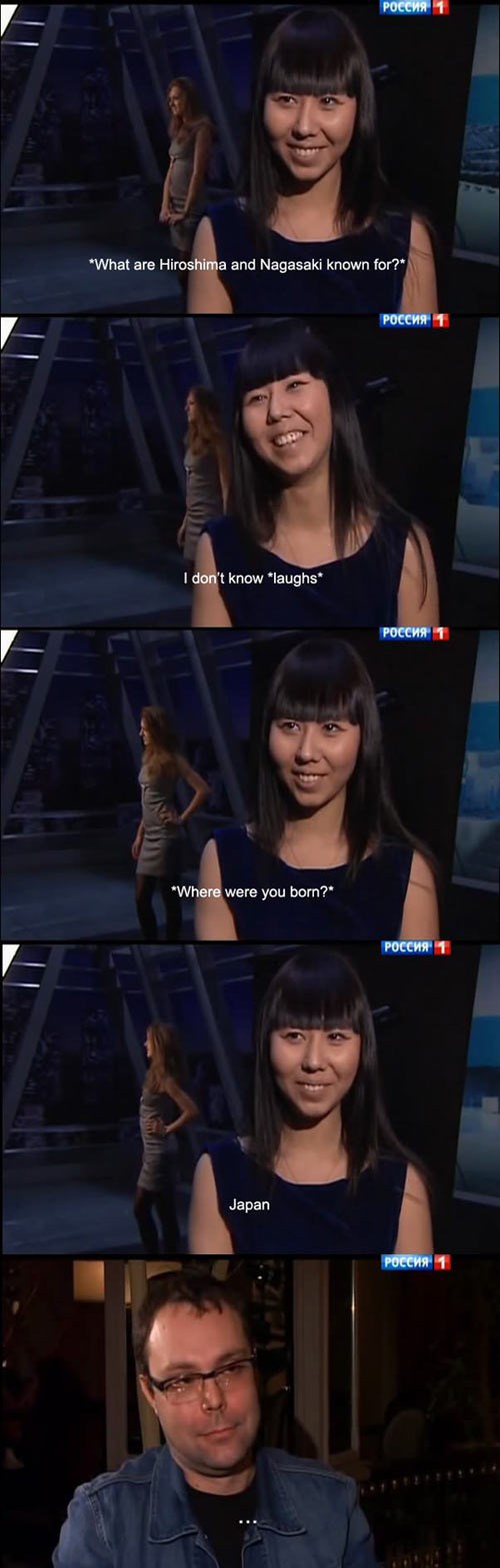 Kad ti japanska manekenka blene na "Znaš za Hirošimu?"